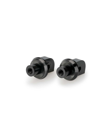 Puig fixed passenger footrest adapters Indian FTR 1200 23-25 black