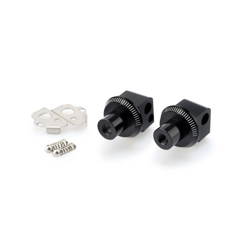 Adaptadores para asiento de pasajero fijo Puig para BMW G650 GS Sertao 12-16 negro