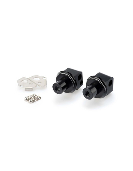 Adaptadores para asiento de pasajero fijo Puig para BMW G650 GS Sertao 12-16 negro
