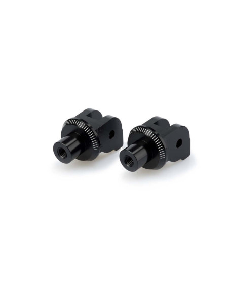Puig feste Beifahrer-Fussrastenadapter fur Ducati Scrambler Desert Sled 19-20 schwarz