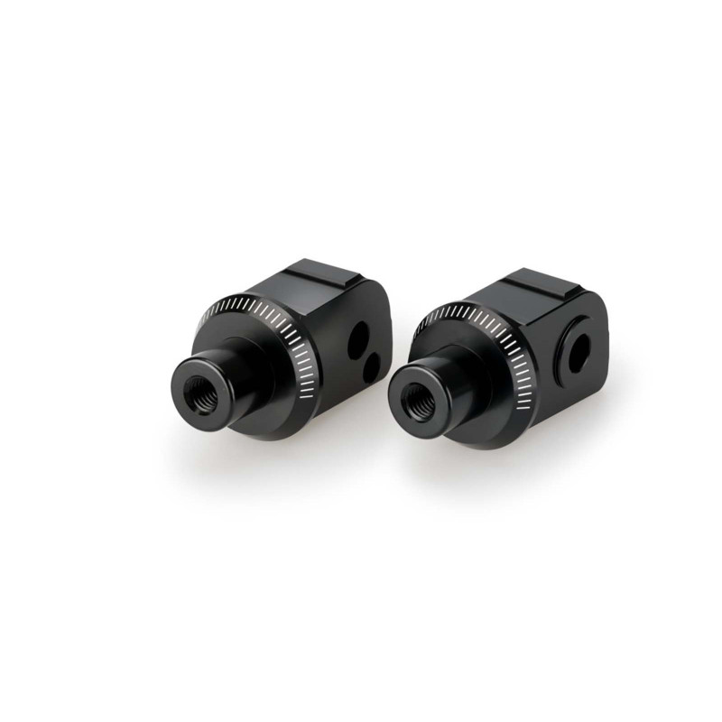 Puig feste Beifahrer-Fussrastenadapter fur Honda Forza 750 2025 schwarz