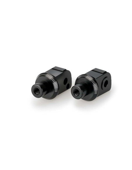 Adaptateurs de repose-pieds passager fixes Puig pour Honda Forza 750 2025 noir