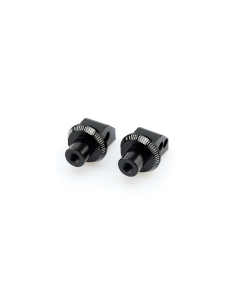 Adaptadores para estriberas fijas de pasajero Puig para Honda Integra 750 16-20 negro