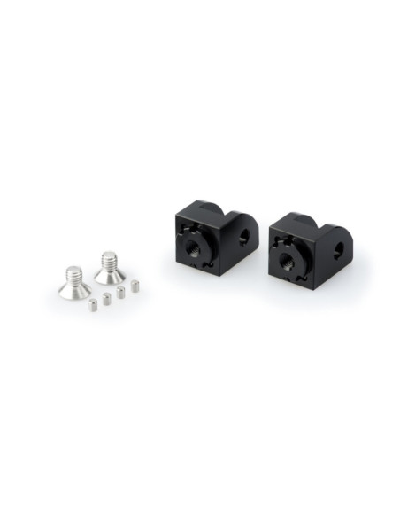 Adaptateurs de repose-pieds passager reglables Puig Ducati Streetfighter V4 23-25 noir