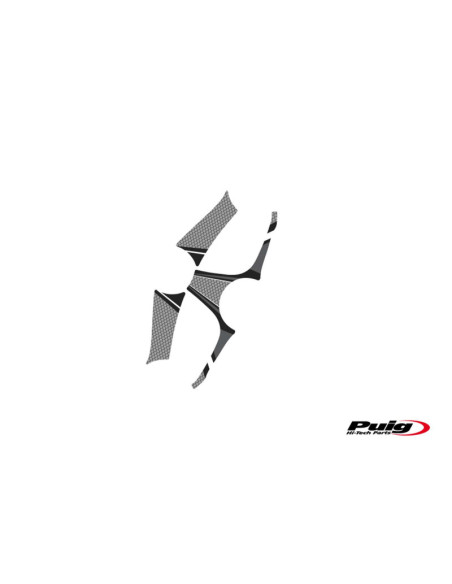 Autocollant de reservoir Puig Radikal pour BMW F800 GS 2017 gris