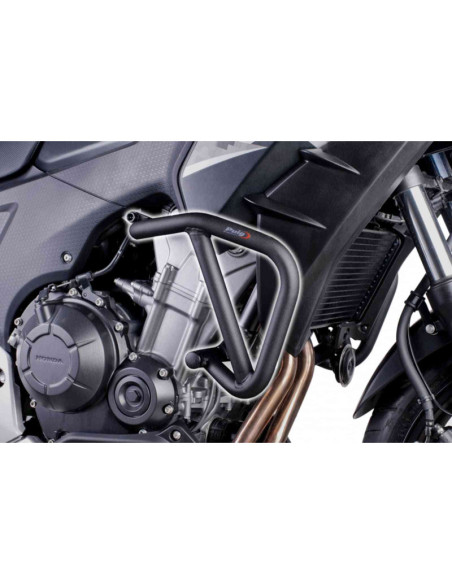 puig barre di protezione motore per honda cb500x 17-18 nero