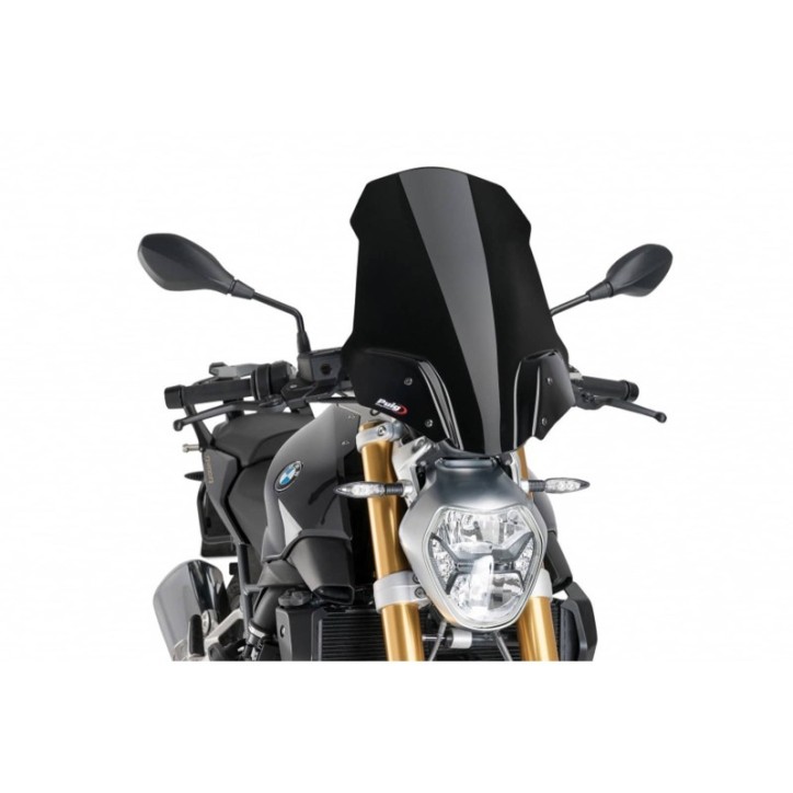 PUIG CUPOLINO NAKED N.G. TOURING-NO SUPP.ORIG. PER BMW R1200 R 15-18 NERO