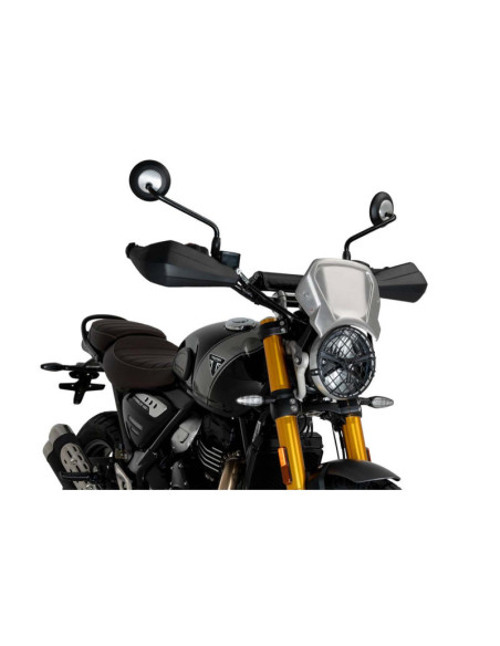 Puig aluminum front fairing Indian FTR1200 23-25 silver