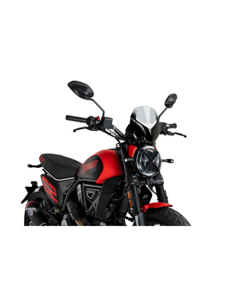 Carenado Puig naked ng sport para Ducati Scrambler Icon 23-25 ahumado claro