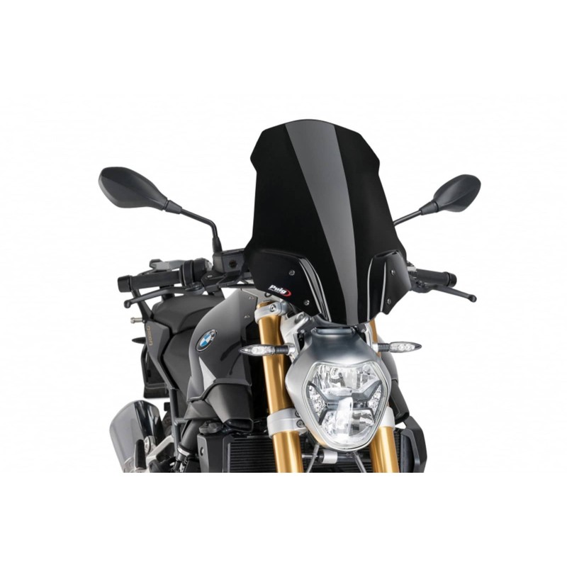 PUIG CUPOLINO NAKED N.G. TOURING-SUPP.ORIG. BMW R1200 R 15-18 NERO