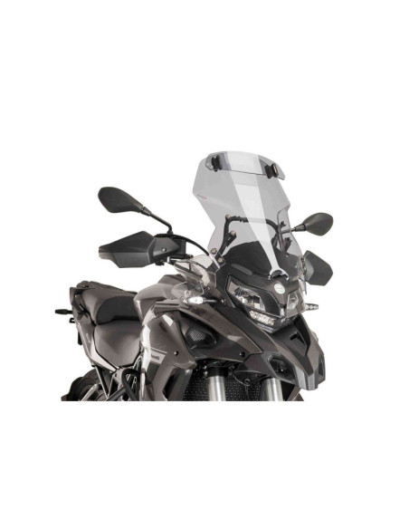 Puig Touring Windshield-Visor for Benelli TRK 502 21-25 Light Smoke