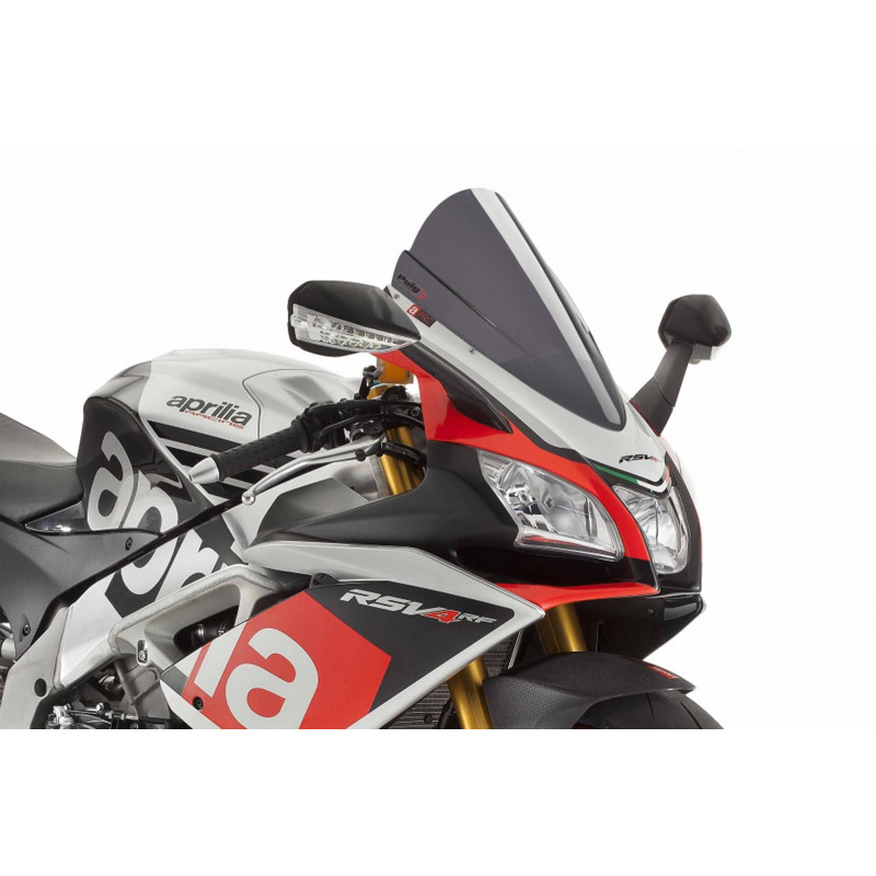Pare-brise Puig Z-Racing pour Aprilia RSV4 RR 15-16 Fume fonce