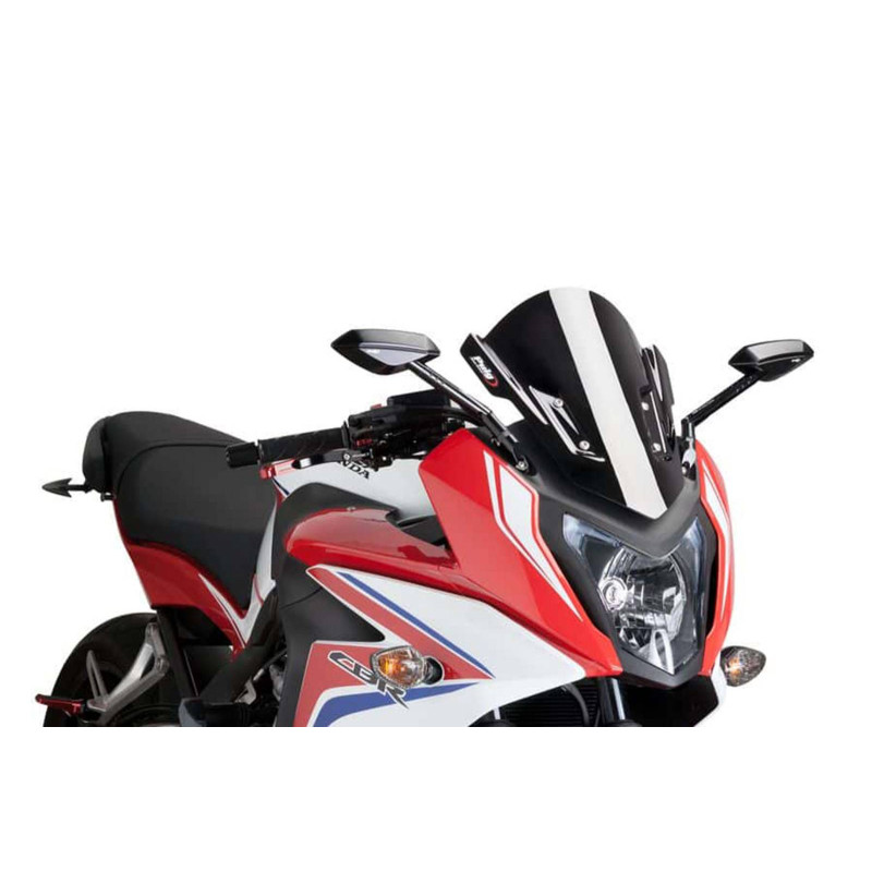 Pare-brise Puig Z-Racing pour Honda CBR650F 17-18 Noir