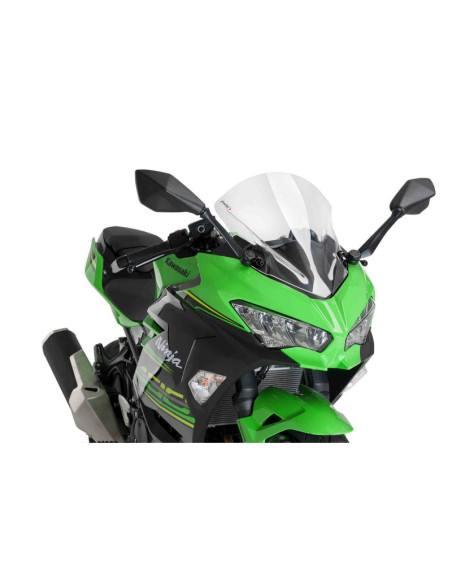 puig z-racing windshield for kawasaki ninja 400 23-24 transparent.