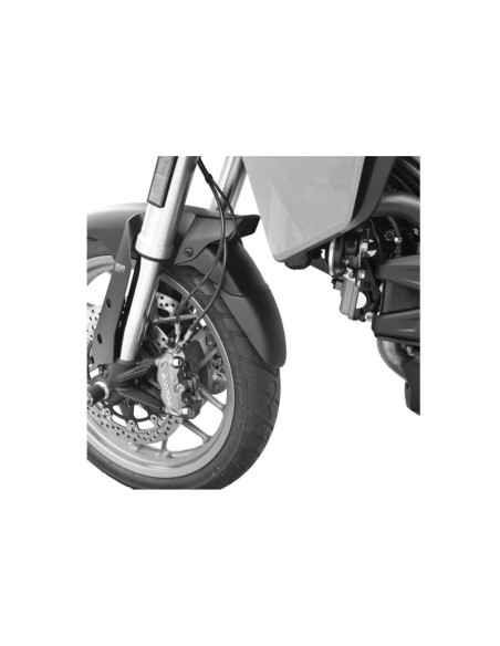 puig estensione parafango anteriore per ducati multistrada 950 2021 nero opaco