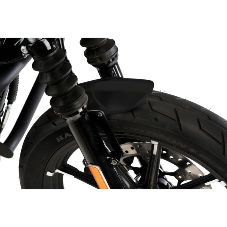 PUIG GARDE-BOUE AVANT POUR HARLEY D. SPORTSTER 883 IRON 09-12 NOIR