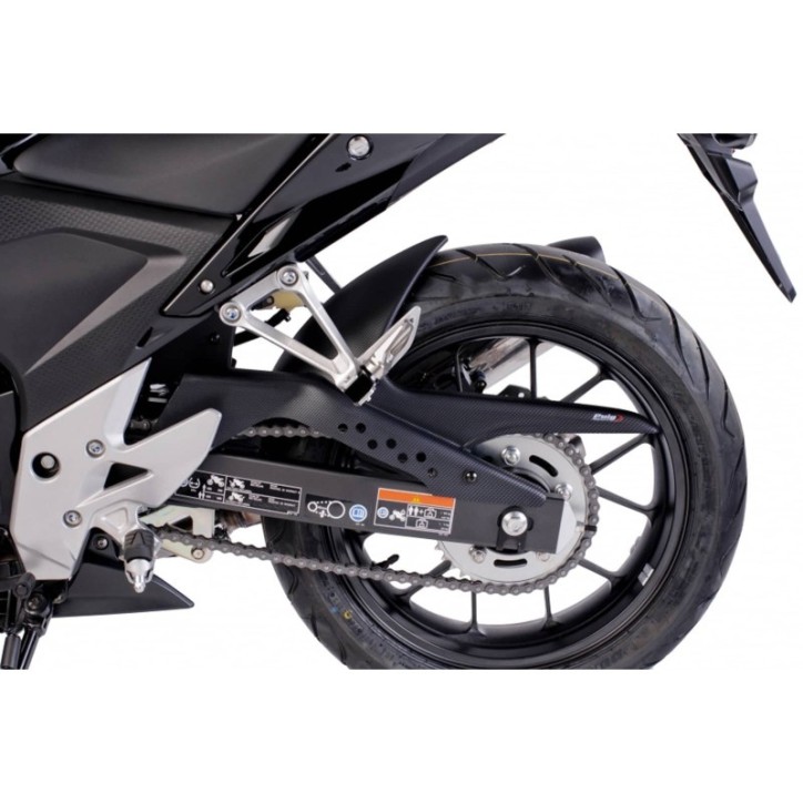 PUIG PARAFANGO POSTERIORE PER HONDA CB500F 13-15 CARBON LOOK