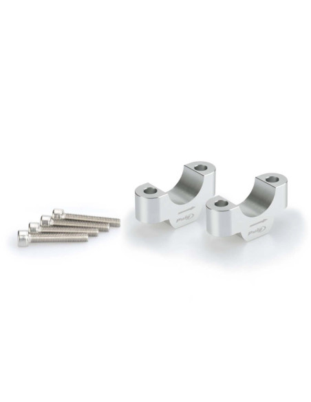 Rehausseurs de guidon Puig pour BMW R1200 GS Adventure 17-18 argent-20308P