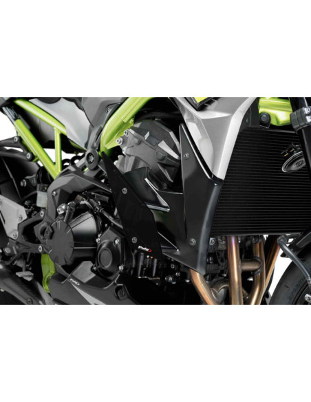 Aleron lateral Puig Downforce Naked Kawasaki Z900 23-24 negro