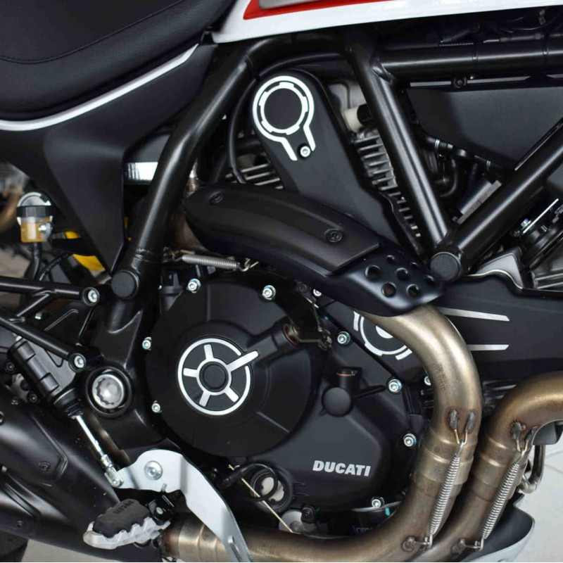 Puig Rahmenkappen Ducati Scrambler Vollgas 19-20 schwarz