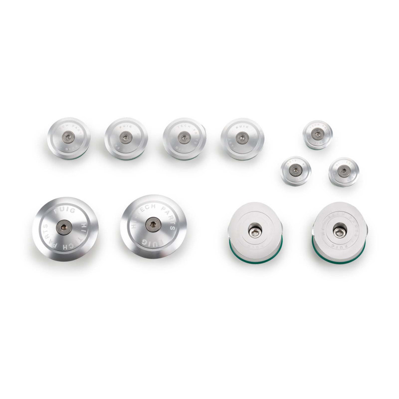 Puig Aluminium Rahmenkappen fur BMW R1200 GS 17-18 Silber