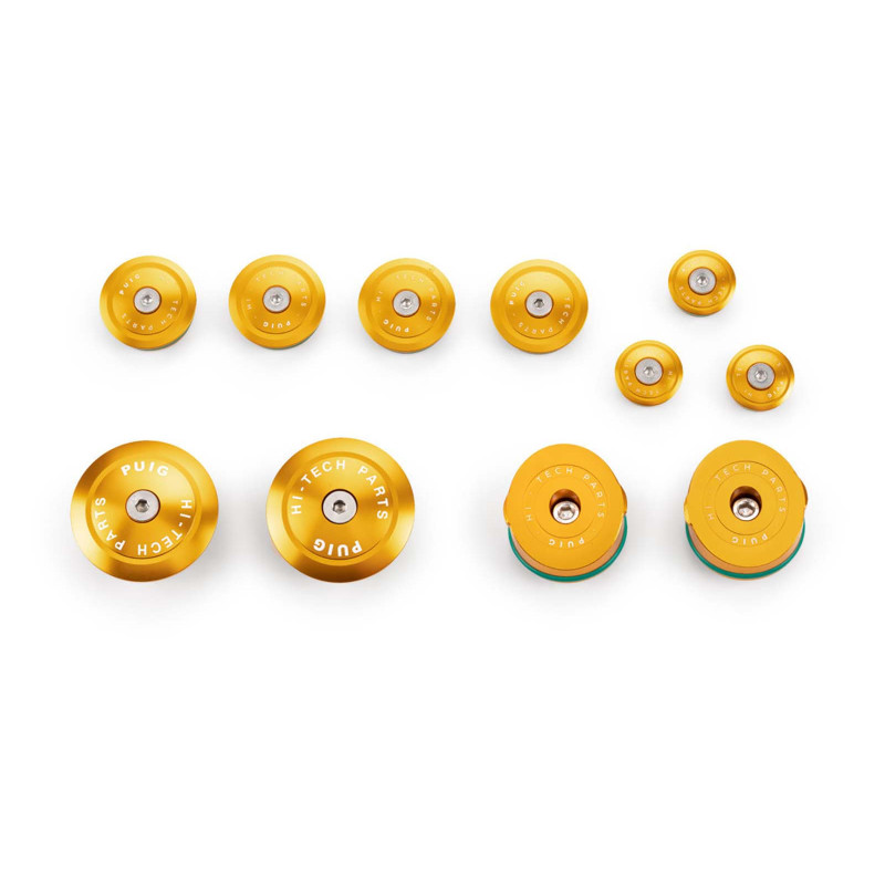 Puig Aluminium Rahmenkappen fur BMW R1200 GS Adventure 17-18 Gold