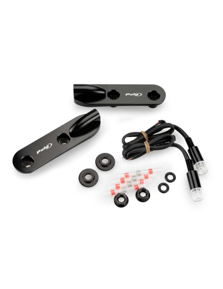 Puig mirror hole cap with turn signals tab BMW S1000 RR 23-24 black