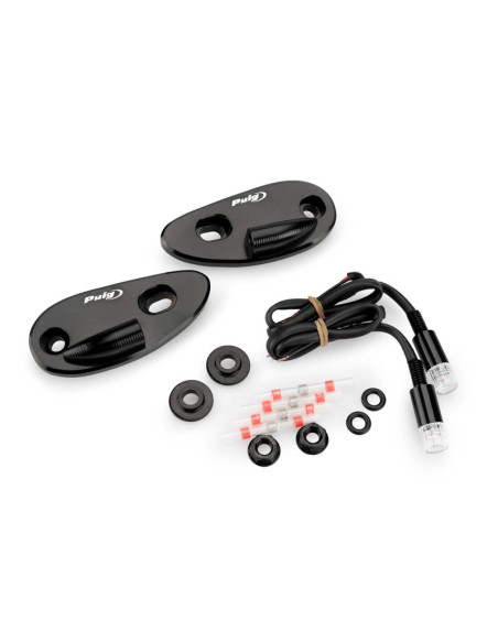 puig tappo foro specchietto con frecce tab honda cbr1000rr-r fireblade 22-23 nero