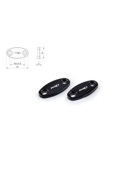 Tapon de retrovisor Puig para Honda CBR650F 17-18 negro