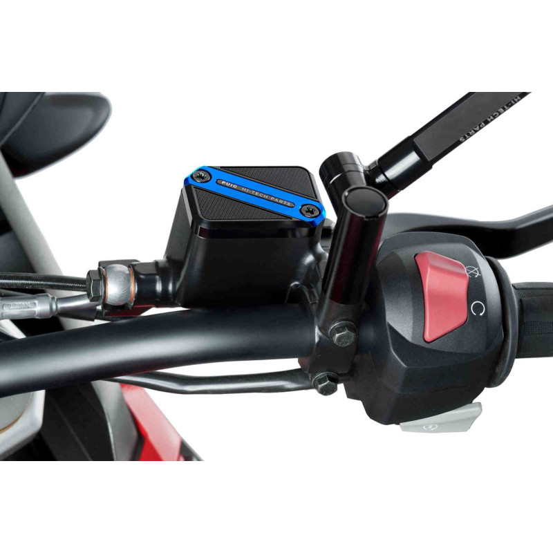 Tapon deposito liquido freno delantero Puig para BMW G310 R 21-25 azul