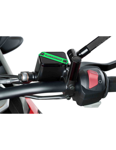 Tapon deposito liquido freno delantero Puig para BMW G310 R 21-25 verde