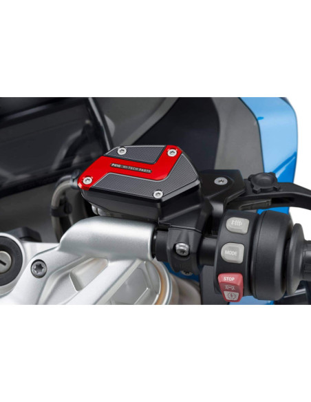 Tapon deposito liquido freno delantero Puig para BMW R1200 GS Rallye 17-18 rojo