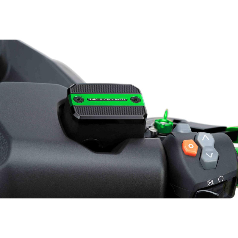 Tapon deposito liquido freno delantero Puig para Ducati Multistrada 950 19-20 verde