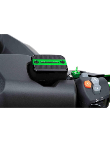 Tapon deposito liquido freno delantero Puig para Ducati Scrambler Icon 15-16 verde