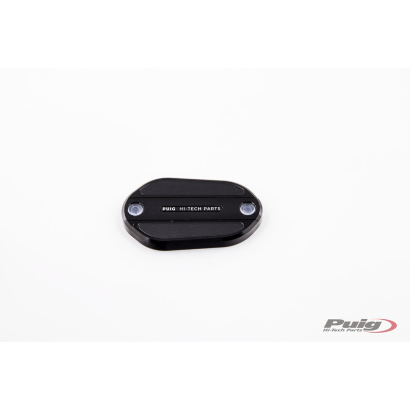 Tapon deposito liquido freno delantero Puig para Kawasaki Ninja 400 23-24 negro