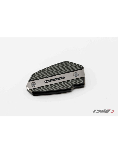 Tapon deposito liquido freno delantero Puig para Kawasaki Versys 650 17-18 plata