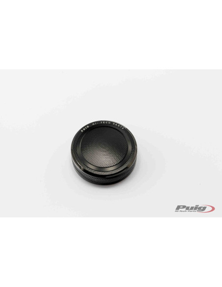 Tapon deposito liquido freno delantero Puig para Kawasaki Z H2 21-22 negro