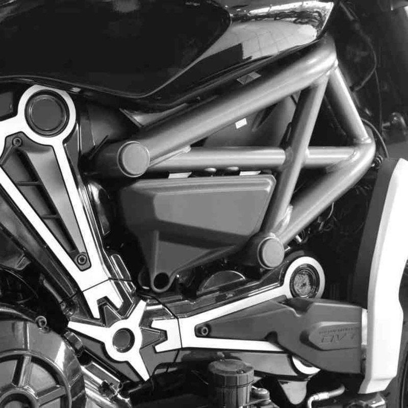 PUIG TAPONES CHASIS DUCATI X DIAVEL S 16-18 NEGRO