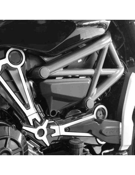 puig tappi telaio per ducati x diavel s 16 18 nero