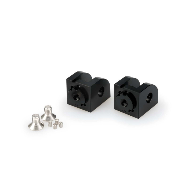PUIG ADATTATORI POGG. REGOLABILI CONDUCENTE SUZUKI GSX-8TT 2025 NERO | Puig