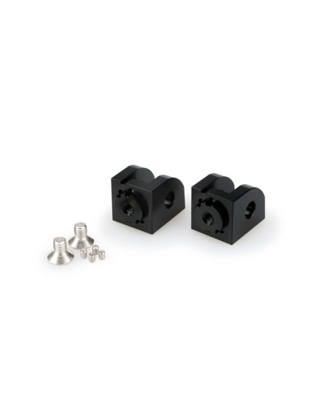 ADAPTATEURS DE REPOSE-PIED REGLABLES PUIG SUZUKI GSX-8TT 2025 NOIR | Puig