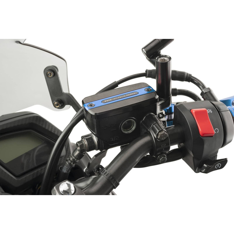 Tapon del deposito de liquido de embrague delantero Puig para Honda CBR900RR Fireblade 98-99 azul
