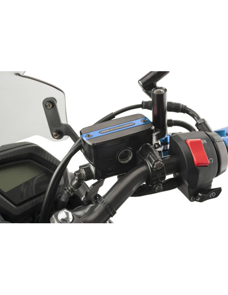 Tapon del deposito de liquido de embrague delantero Puig para Honda CBR900RR Fireblade 98-99 azul