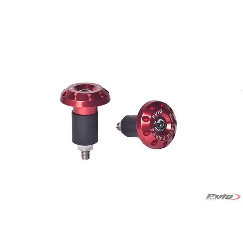 Puig bar ends mod. Race Ducati Streetfighter V2 2025 red