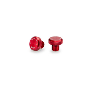 Tapon roscado para agujero de retrovisor Puig M10/125 color rojo