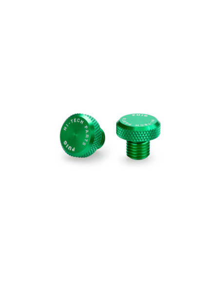 Tapon roscado para agujero de retrovisor Puig M10/125 color verde