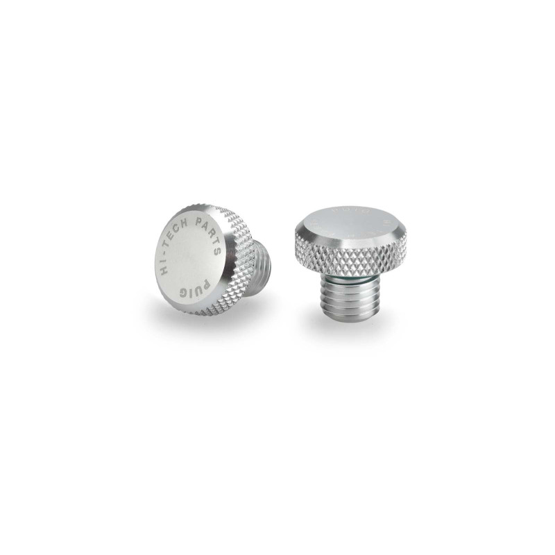 Tapon roscado Puig para agujero de retrovisor M10/125 color plata