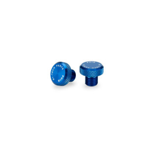Tapon roscado Puig para agujero de retrovisor M10/125 color azul