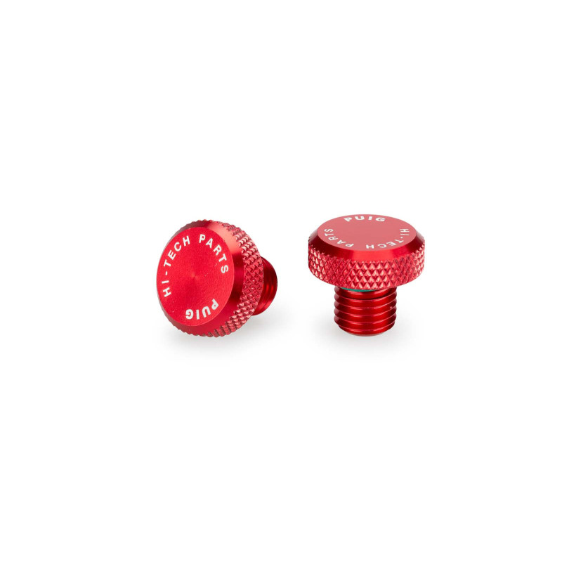 puig tappo a vite per foro specchietto m10/125 colore rosso