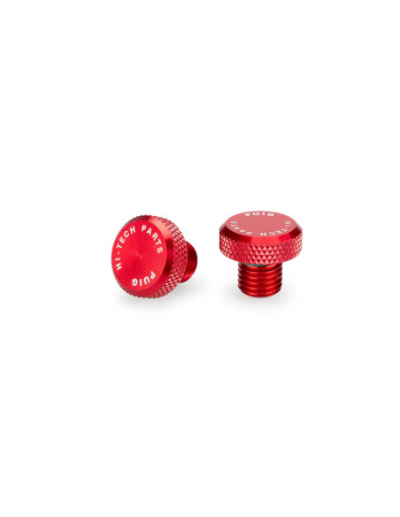 Tapon roscado para agujero de retrovisor Puig M10/125 color rojo